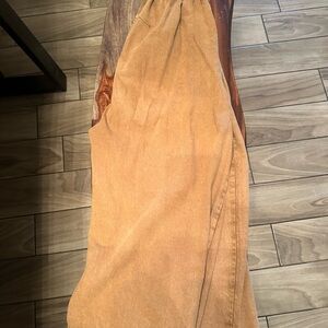 Free People size XS Cool Harbor pants cotton brown